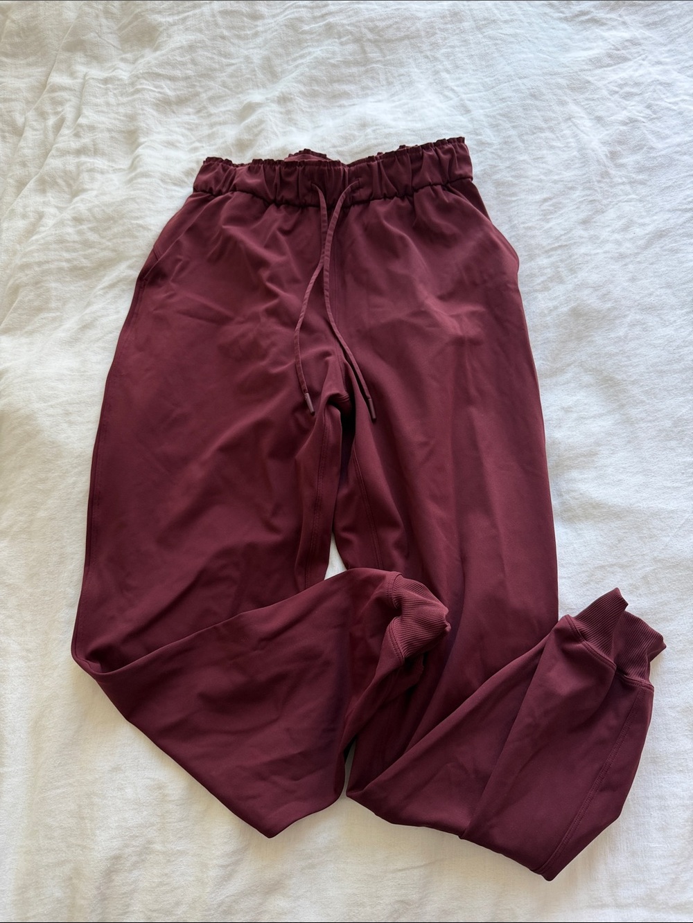 lululemon athletica Women's Burgundy Jogger Pants